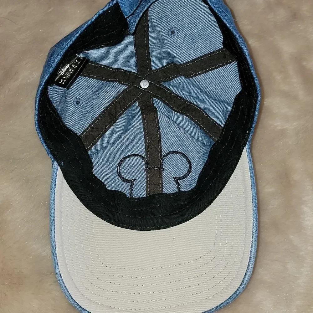 DISNEY RETRO DENIM BASEBALL CAP HAT, FOR AGES 14 AND UP